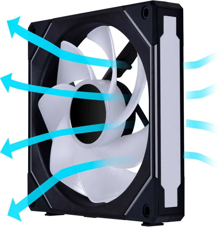 Lian Li UNI FAN SL-INF 140 ARGB Reverse Blade PWM Fan - 140mm, juodas