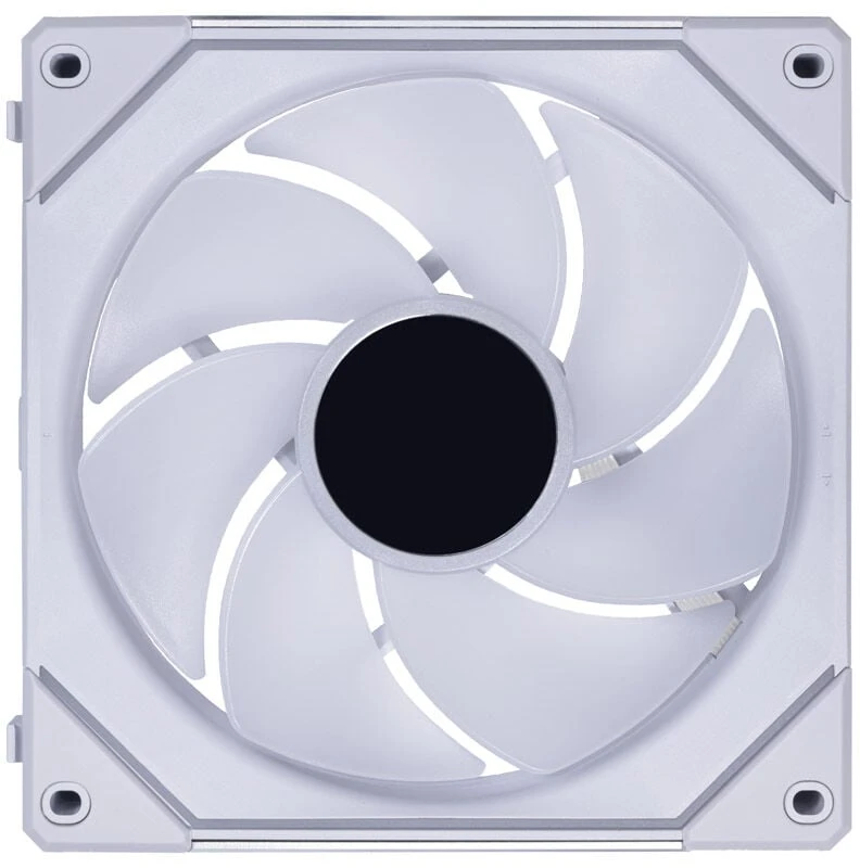 „Lian Li UNI FAN SL-INF 140 ARGB“ atvirkštinių menčių PWM ventiliatorius - 140 mm, baltas