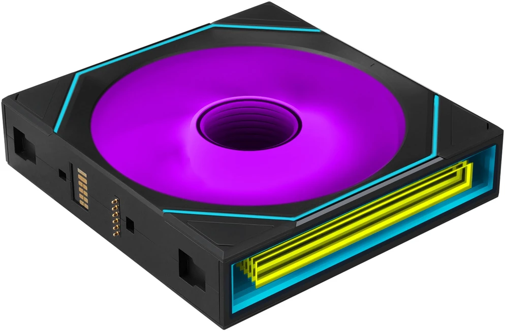 Lian Li UNI FAN SL-INF FLEX Wireless Lüfter, ARGB - Reverse Blade, 120mm, juodas