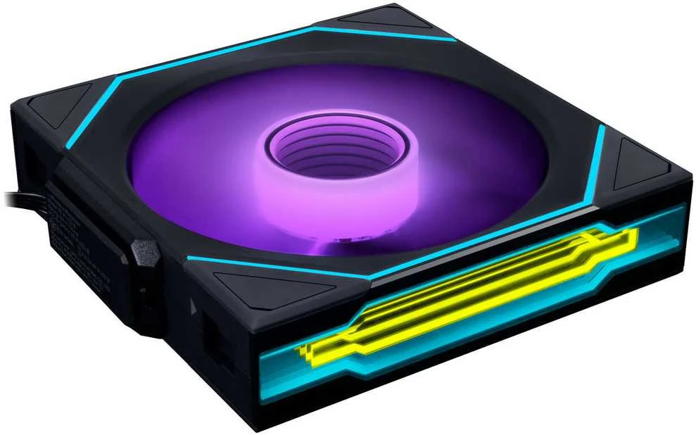 Lian Li UNI FAN SL-INF Wireless korpuso ventiliatorius, ARGB, PWM – Reverse Blade, 120mm, juodos spalvos