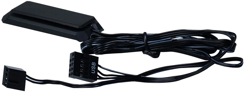 Lian Li UNI FAN SL Wireless LCD korpuso ventiliatorius, ARGB, PWM, 3er-Pack su valdikliu- Reverse Blade, 120 mm, juodos spalvos