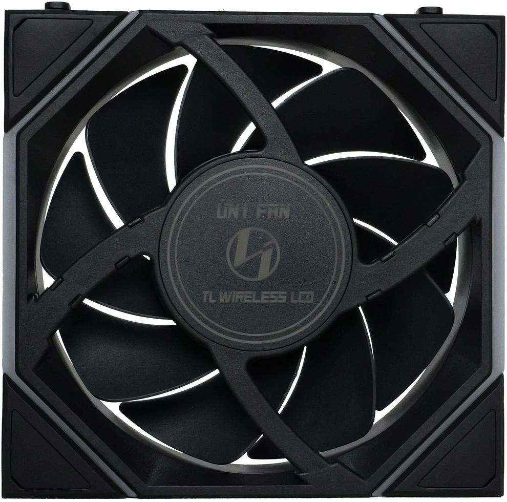 Lian Li UNI FAN TL Wireless LCD korpuso ventiliatorius, ARGB, PWM, 3er-Pack su valdikliu- 120 mm, juodos spalvos