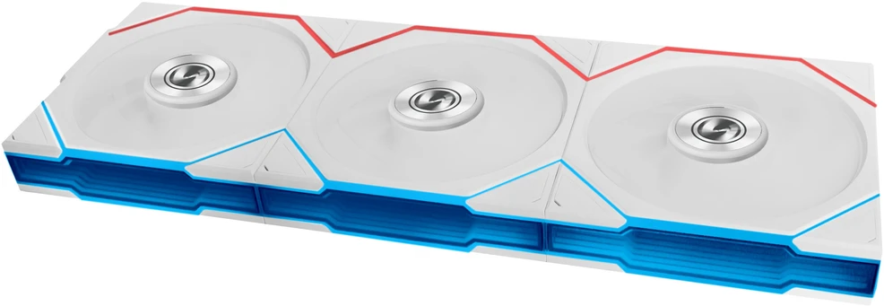 Wentylator Lian Li UNI FAN TL FLEX Wireless 120 Reverse Blade 3-pack balta (12RTL1F3W)