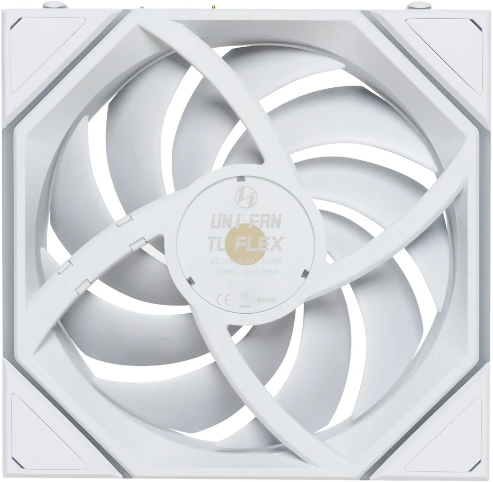 Wentylator Lian Li UNI FAN TL FLEX Wireless 120 Reverse Blade 3-pack balta (12RTL1F3W)