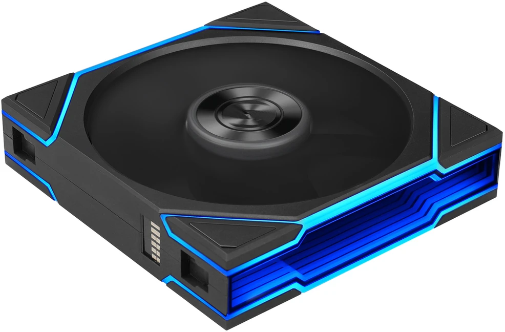 Lian Li ventiliatorius Uni Fan TL Flex Wireless ARGB PWM (rinkinys 3 vnt. 120 mm juodas (G9F.12TL1F3B.00)