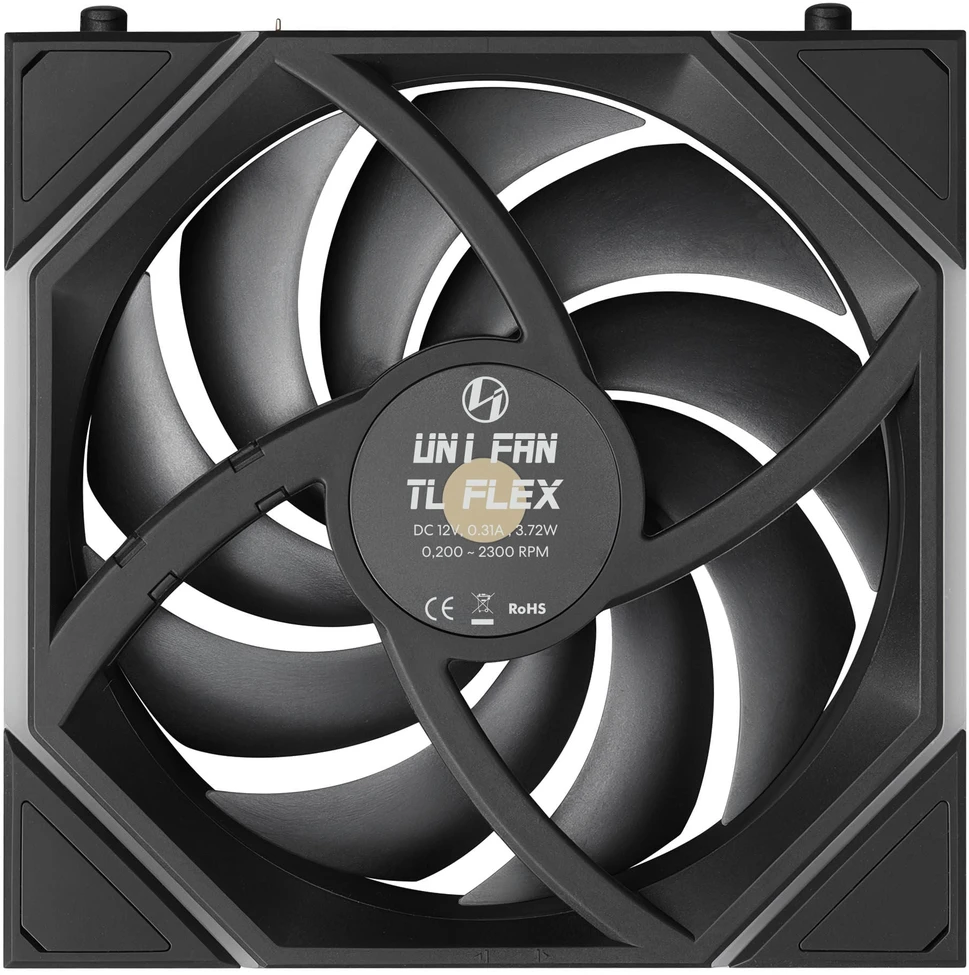 Wentylator Lian Li UNI FAN TL FLEX Wireless 120 Reverse Blade juoda (12RTL1F1B)