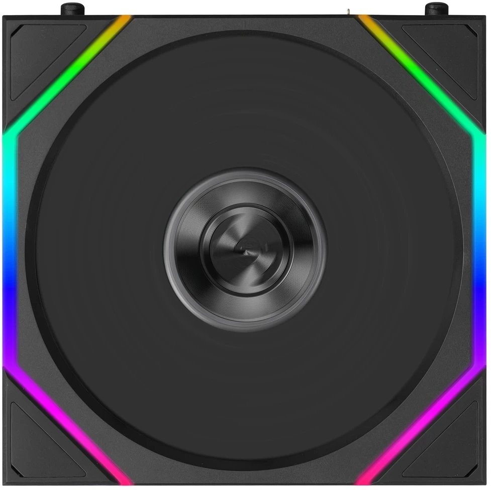 Lian Li ventiliatorius Uni Fan TL Flex Wireless ARGB PWM (rinkinys 3 vnt. 120 mm juodas (G9F.12TL1F3B.00)