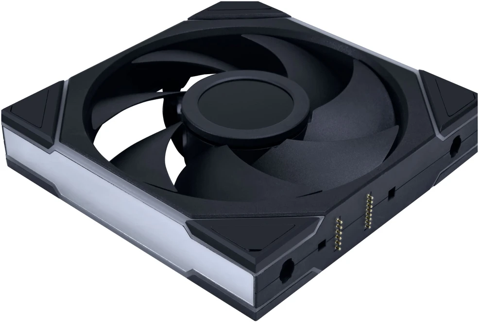 Lian Li UNI FAN TL LCD Wireless korpuso ventiliatorius, ARGB, PWM – 140mm, juodos spalvos