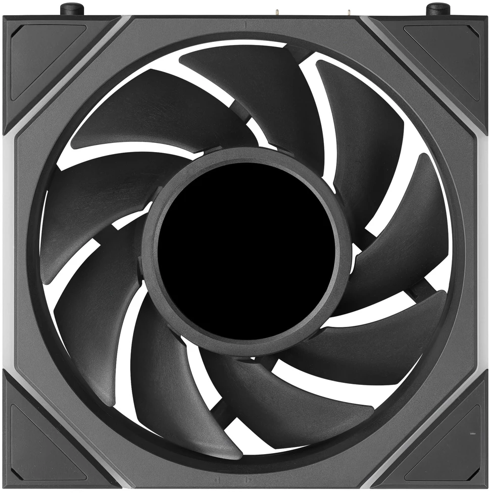 Lian Li UNI FAN TL LCD FLEX Wireless 120 ventiliatorių rinkinys, 3 vnt., juodas (12TLLCD1F3B)