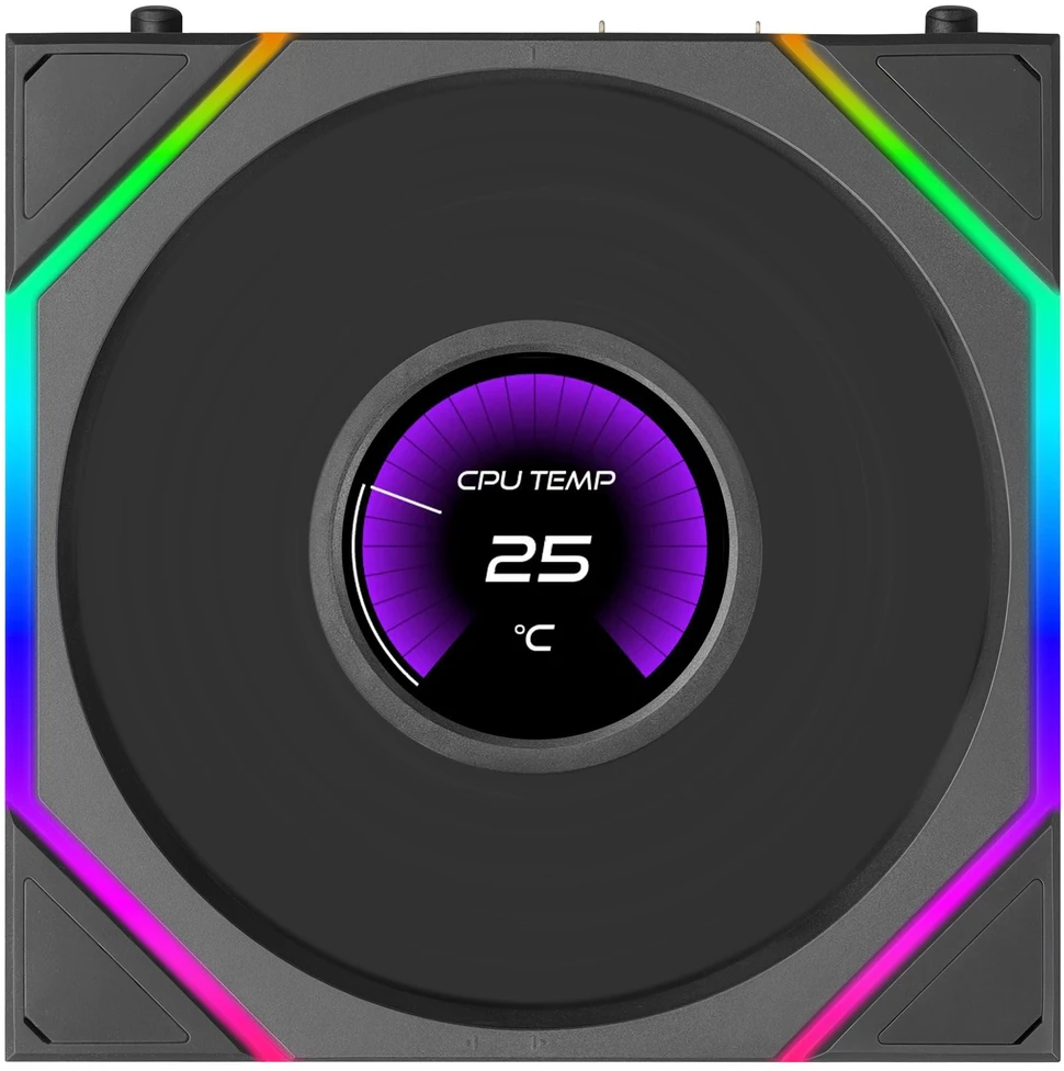 Lian Li UNI FAN TL LCD FLEX belaidis ventiliatorius 120 juodas (12TLLCD1F1B)