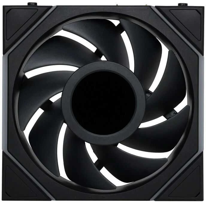 Lian Li UNI FAN TL Wireless LCD korpuso ventiliatorius, ARGB, PWM – 120 mm, juodos spalvos