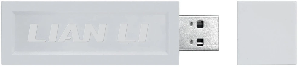 Lian Li UNI FAN TL Wireless LCD korpuso ventiliatorius, ARGB, PWM, 3er-Pack su valdikliu- Reverse Blade, 120 mm, baltos spalvos