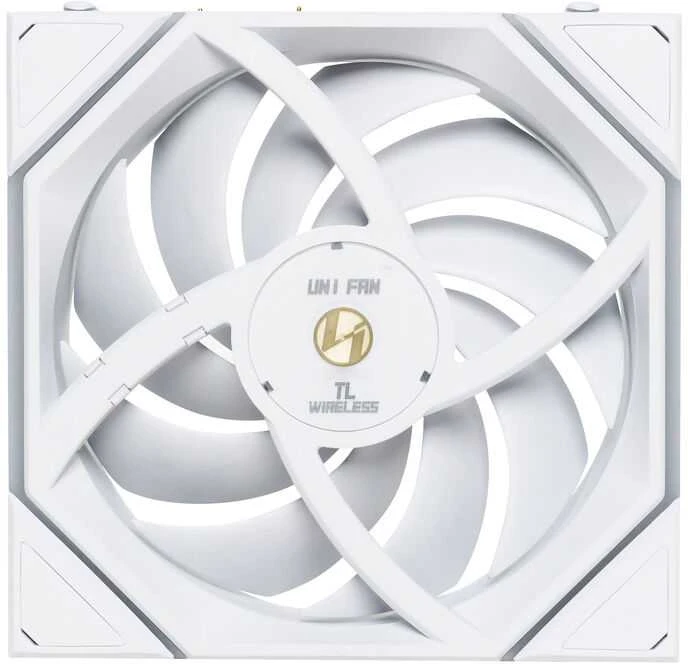 Lian Li UNI FAN TL Wireless korpuso ventiliatorius, ARGB, PWM, 3er-Pack – Reverse Blade, 120mm, baltos spalvos