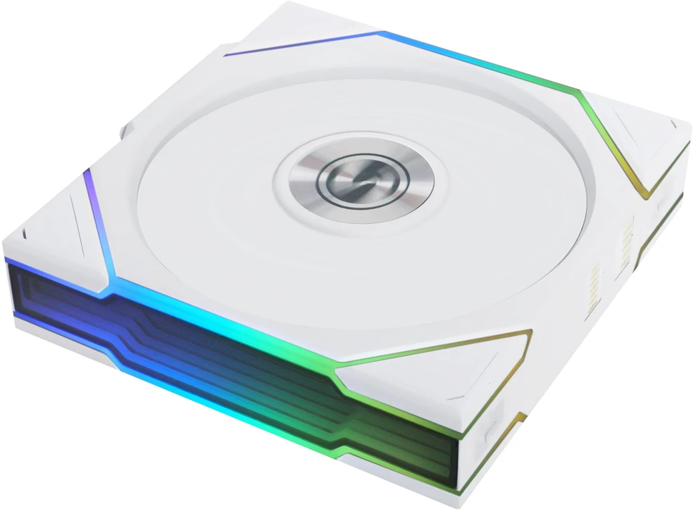 Lian Li UNI FAN TL Wireless korpuso ventiliatorius, ARGB, PWM, 3er-Pack – 120 mm, baltos spalvos