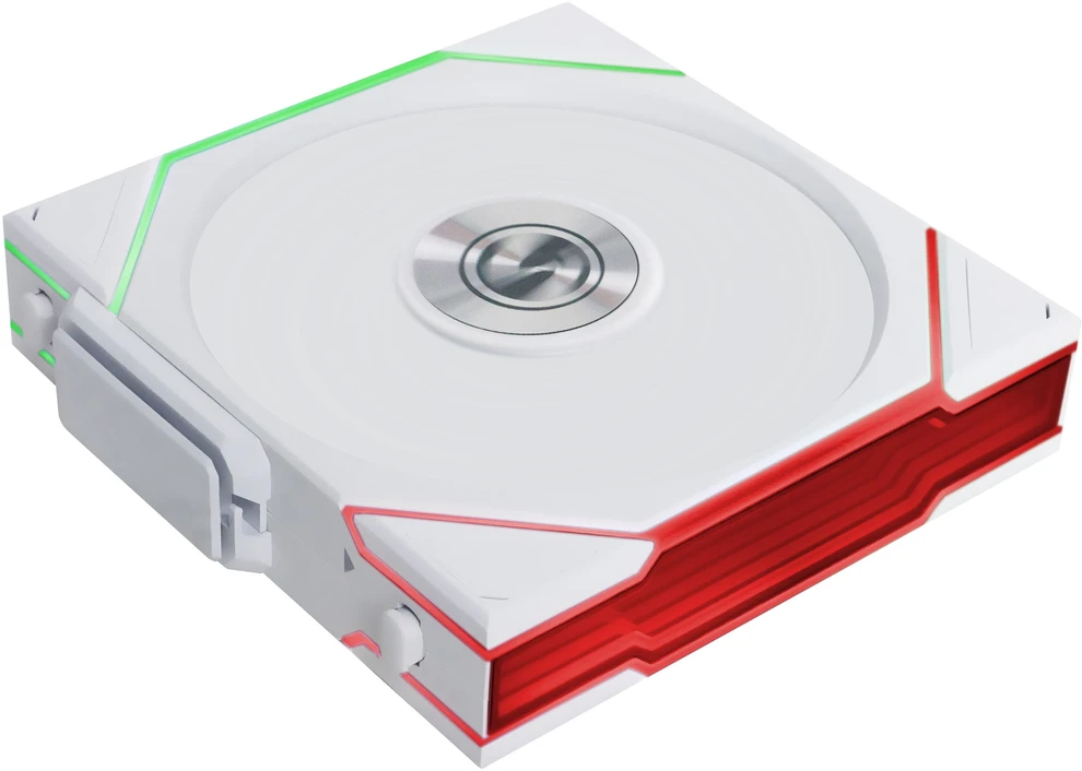 Lian Li UNI FAN TL Wireless korpuso ventiliatorius, ARGB, PWM, 3er-Pack – 120 mm, baltos spalvos