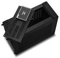 Lian Li x DAN Cases A4-H2O kompiuterio korpusas, mini korpusas, Mini-ITX, PCIe 5.0 keltuvas – Juodas