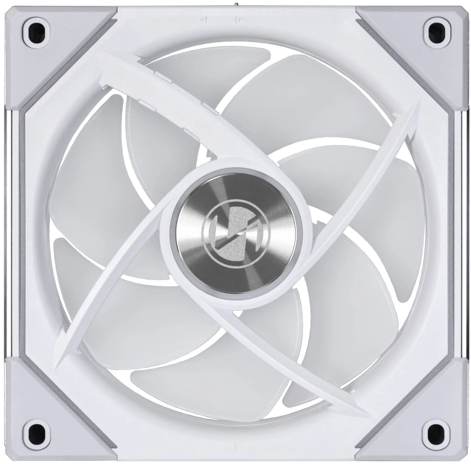 Lian Li "4-Pack" - 3x UNI FAN SL-INF 120 ARGB Reverse Blade PWM Fans & 1x Standard Blade, 120mm - Baltas (Without Controller)
