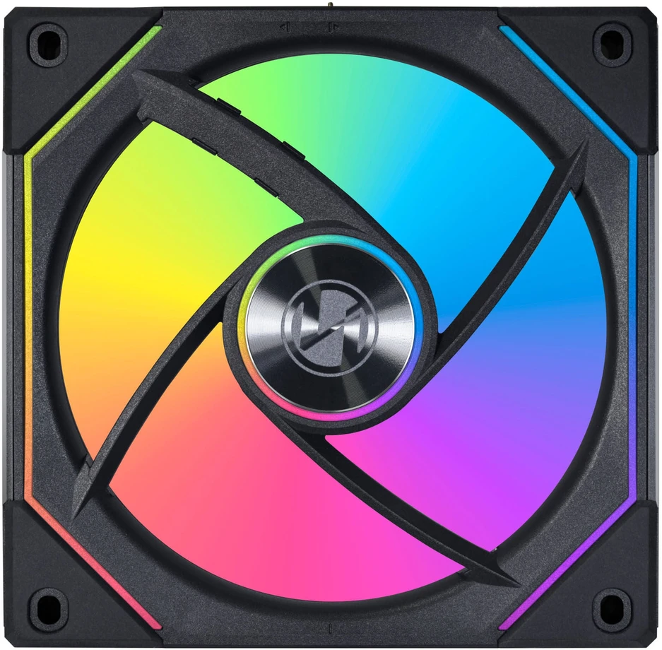 Lian Lian Li "4-Pack" - 3x UNI FAN SL-INF 120 ARGB Reverse Blade PWM Fans & 1x Standard Blade, 120mm - juodas (Without Controller)