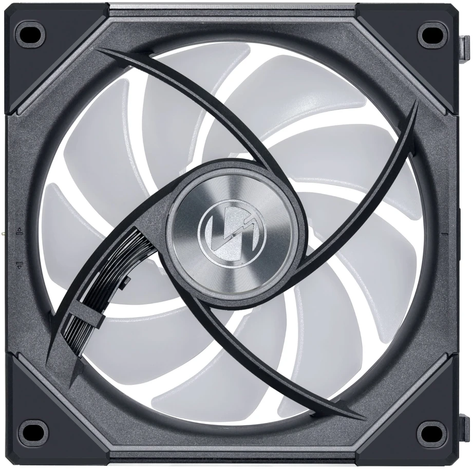 Lian Lian Li "4-Pack" - 3x UNI FAN SL-INF 120 ARGB Reverse Blade PWM Fans & 1x Standard Blade, 120mm - juodas (Without Controller)