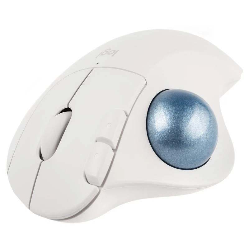 Logitech ERGO M575 Belaidė Trackball pelė, baltos spalvos