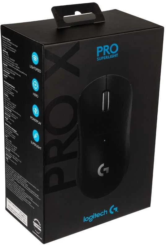 Belaidė žaidimų pelė Logitech G PRO X SUPERLIGHT, Juoda
