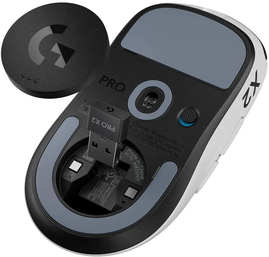 LOGITECH G PRO X2 SUPERSTRIKE LIGHTSPEED Wireless Belaidė Žaidimų Pelė | Lunar Eclipse