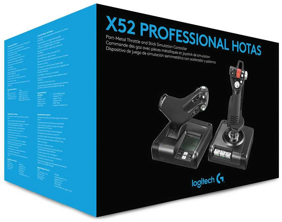 Logitech X52 Pro Flight Control System Skraidymo simuliatorius