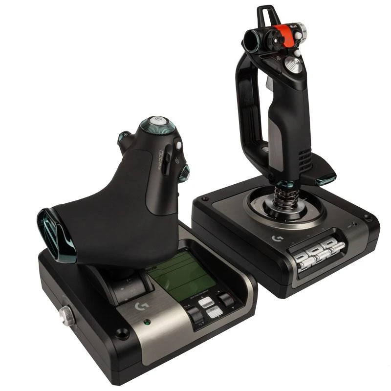 Logitech X52 Pro Flight Control System Skraidymo simuliatorius