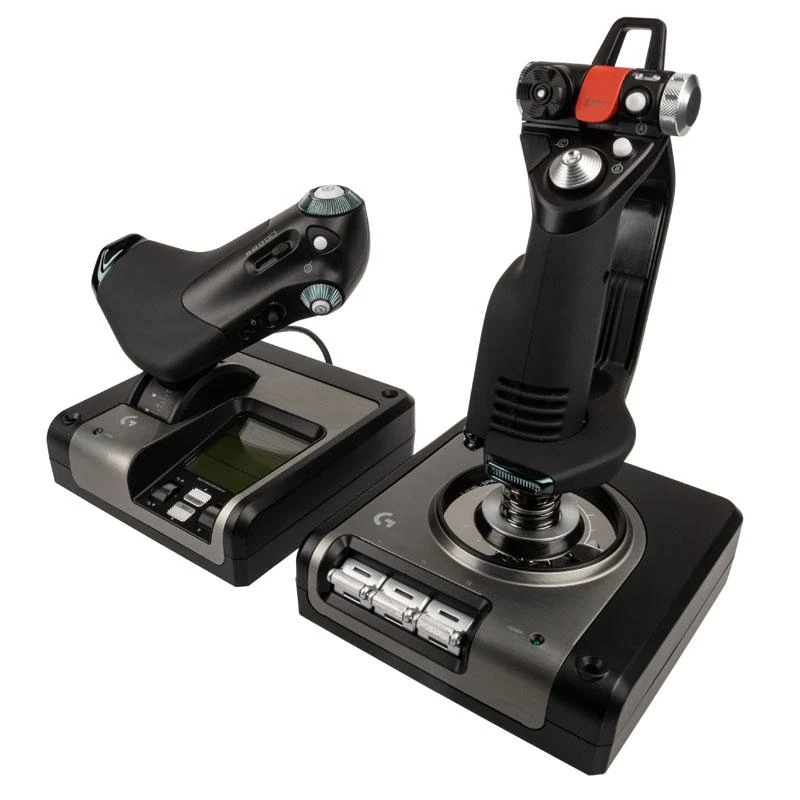 Logitech X52 Pro Flight Control System Skraidymo simuliatorius