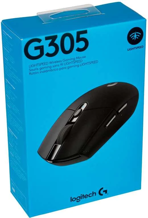 Pelė žaidimams Logitech G305, juodos spalvos