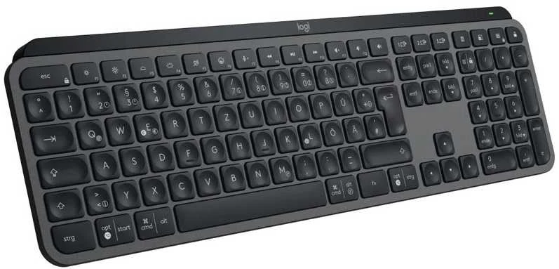 Belaidė klaviatūra Logitech MX Keys S, Išdėstymas: Vokiečių (Qwertz)