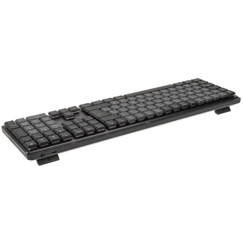 Belaidė klaviatūra Logitech MX MECHANICAL, išdėstymas: Vokiečių (Qwertz), "Linear", pilkos spalvos