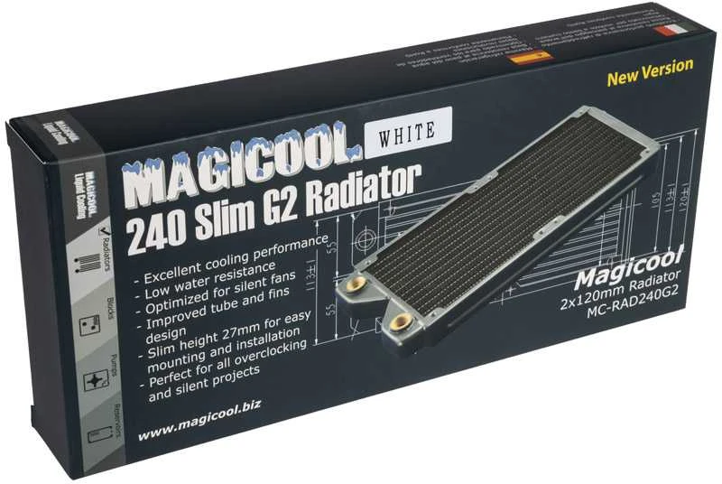 Magicool 240 G2 Slim Radiator 16 FPI – baltas