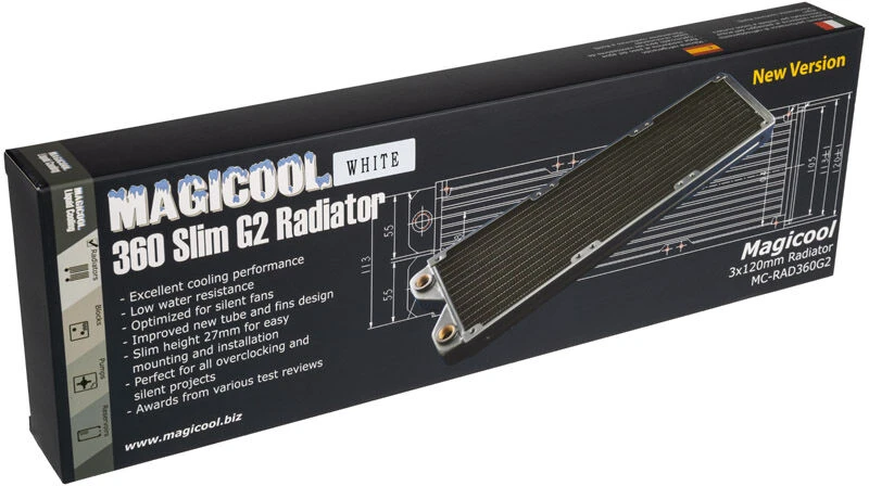 Magicool 360 G2 Slim Radiator 16 FPI – baltas