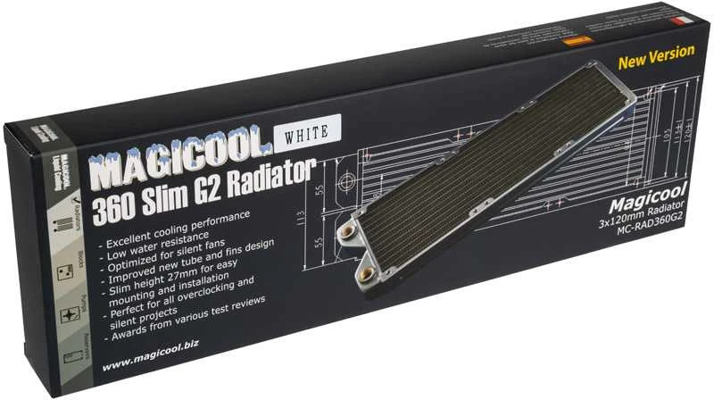 Magicool 360 G2 Slim Radiator 16 FPI – baltas