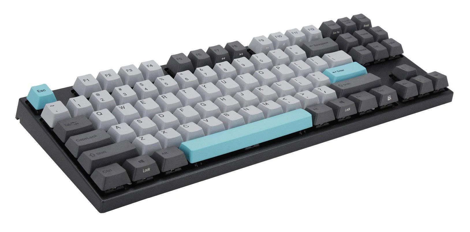 Mechaninė klaviatūra Ducky MIYA Pro Moonlight TKL, PBT, MX Mėlyna, DE išdėstymas