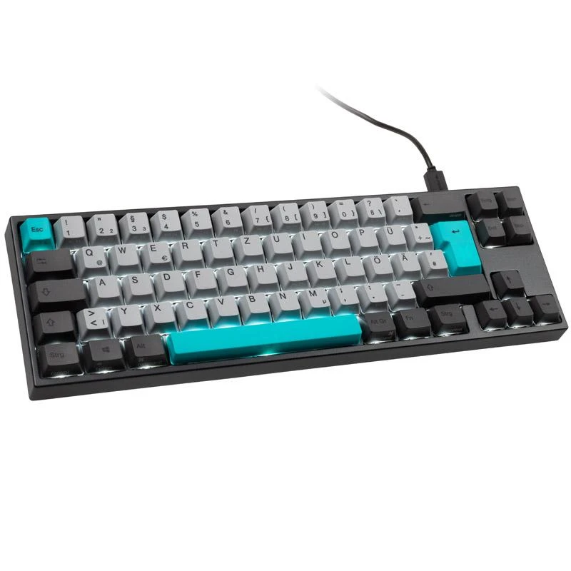 Mechaninė klaviatūra Ducky MIYA Pro Moonlight TKL, PBT, MX Mėlyna, DE išdėstymas