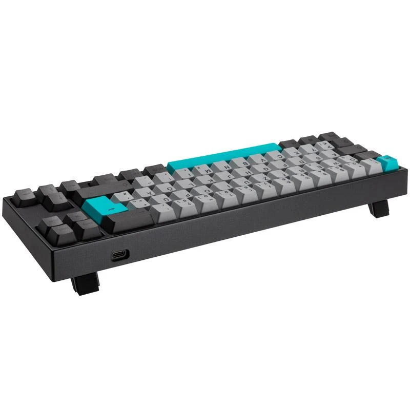 Mechaninė klaviatūra Ducky MIYA Pro Moonlight TKL, PBT, MX Raudona, DE išdėstymas