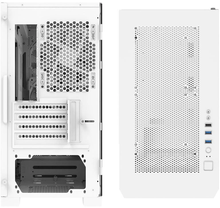Montech AIR 100 ARGB, Micro-ATX, Tempered Glass – baltos spalvos