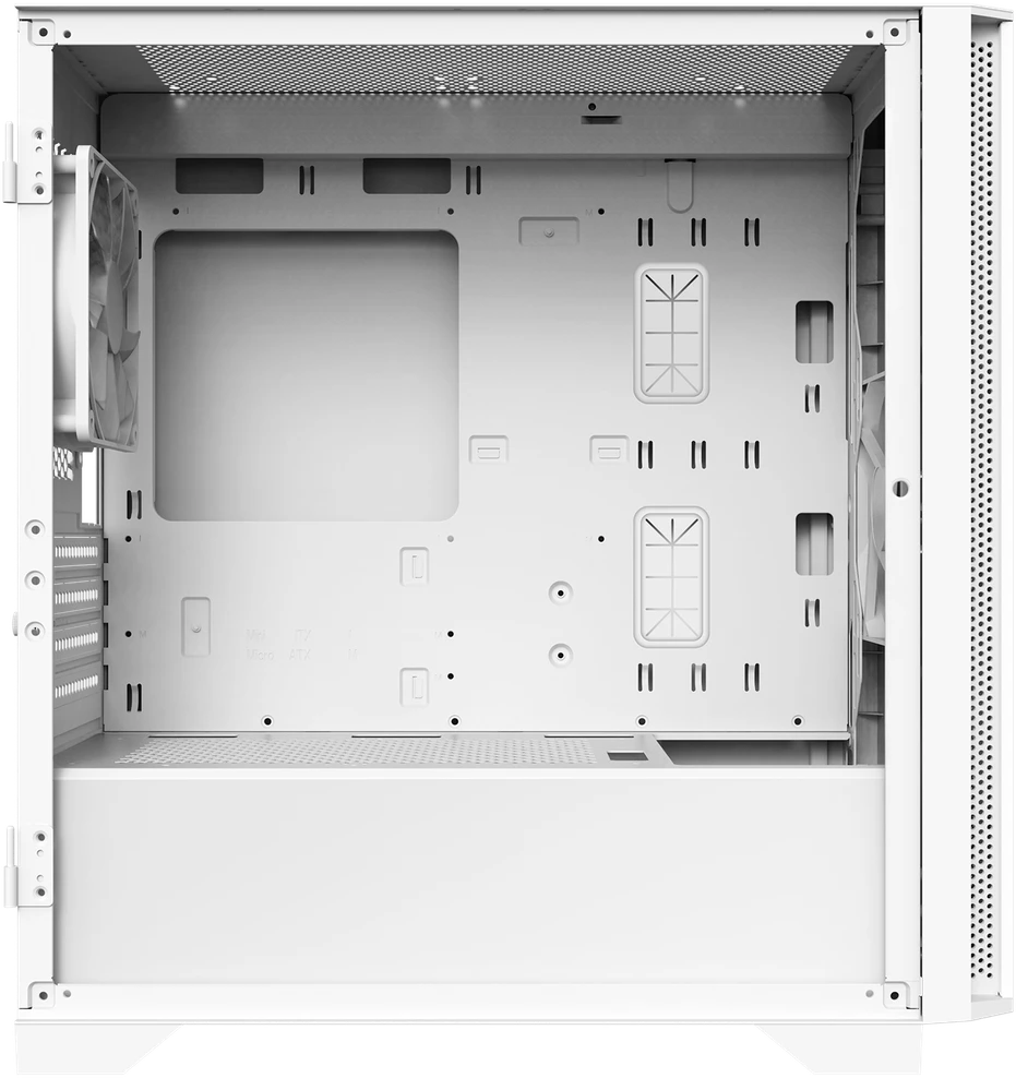 Montech AIR 100 LITE kompiuterio korpusas – baltos spalvos