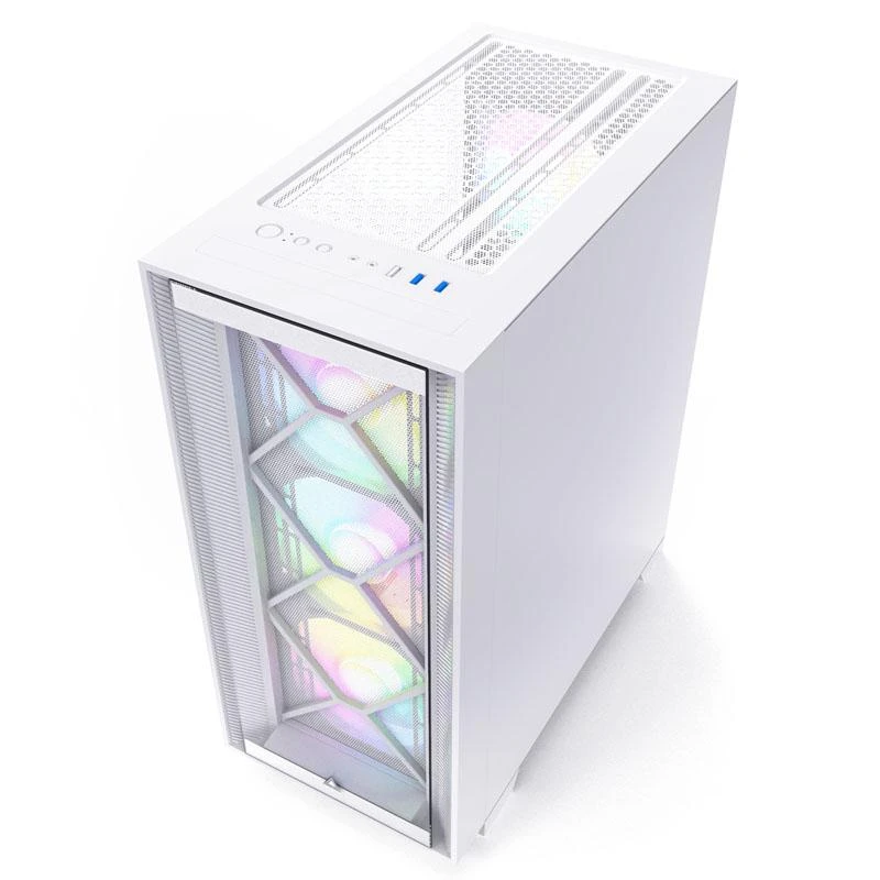 Montech AIR 1000 Premium, Midi-Tower, Tempered Glass - baltos spalvos