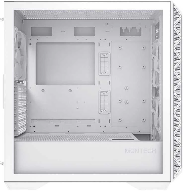 „Montech AIR 903 Base Midi-Tower“, grūdintas stiklas – baltos spalvos