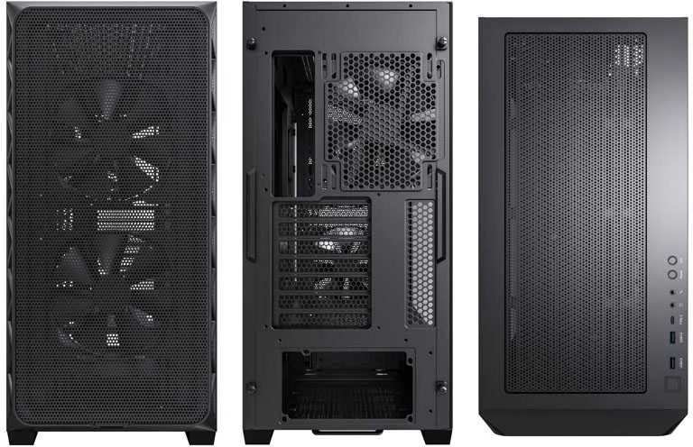 Montech AIR 903 Base Midi-Tower, Tempered Glass – juodos spalvos