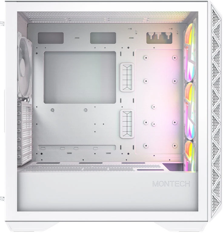„Montech AIR 903 MAX Midi-Tower“, grūdintas stiklas – baltos spalvos