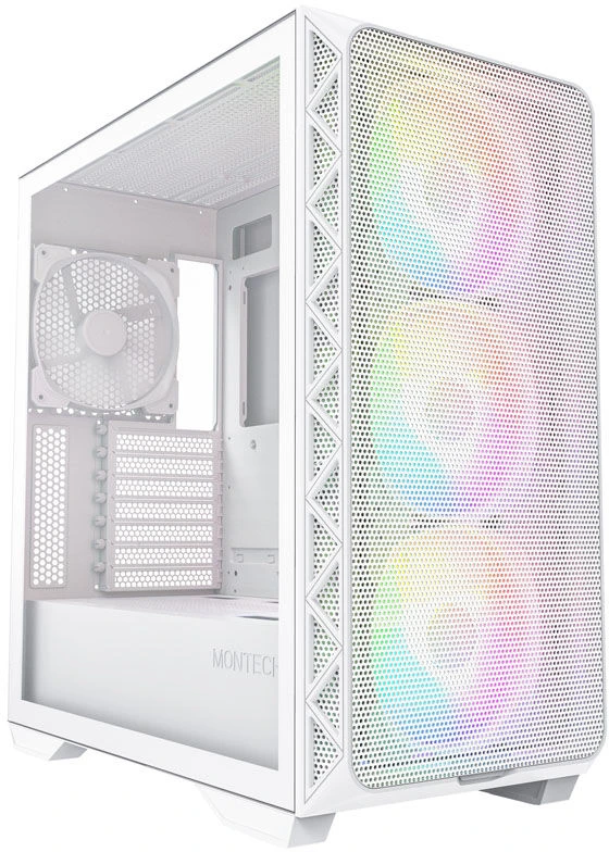 „Montech AIR 903 MAX Midi-Tower“, grūdintas stiklas – baltos spalvos
