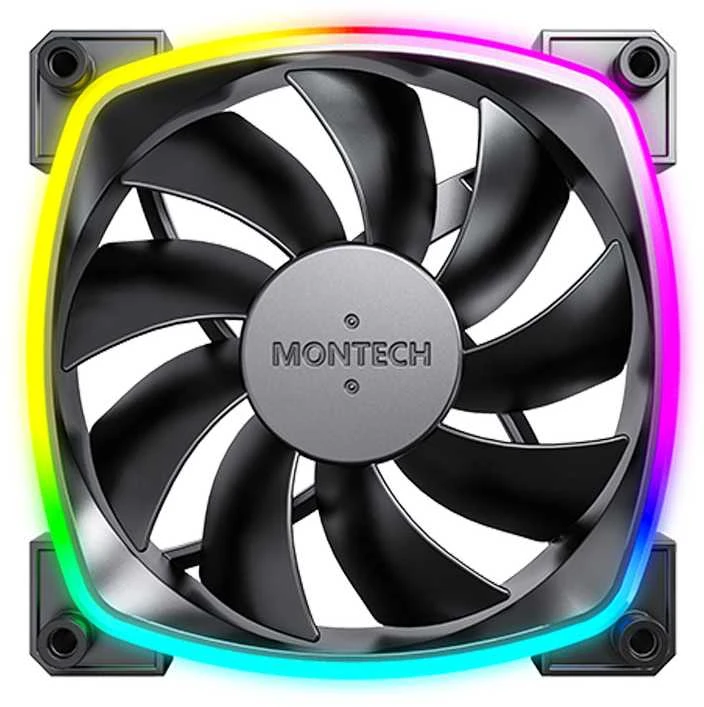 Montech AX120 ventiliatorius su ARGB apšvietimo žiedu