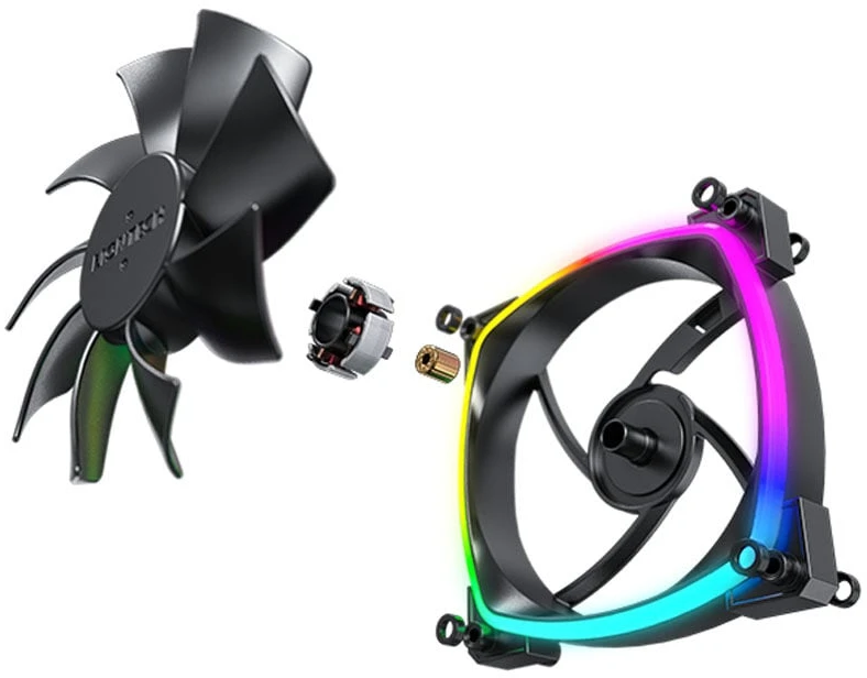 Montech AX120 PWM ARGB korpuso ventiliatorius – 120mm, juodos spalvos