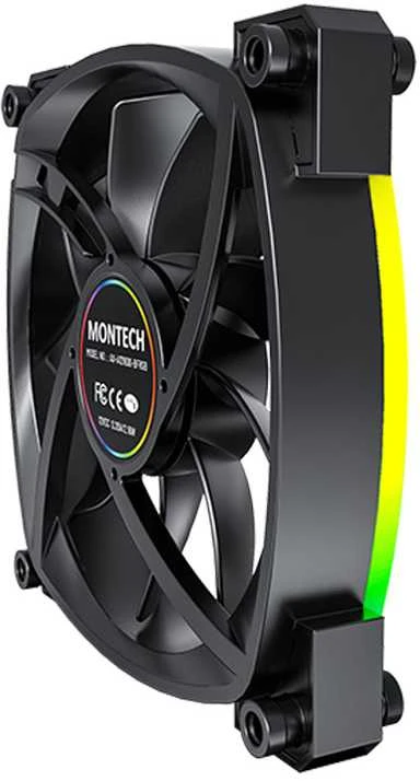 Montech AX120 PWM ARGB korpuso ventiliatorius – 120mm, juodos spalvos