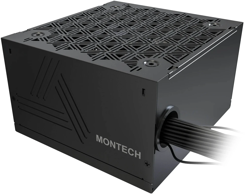 „Montech BETA 2 80 PLUS Bronze“ maitinimo šaltinis, ATX 3.1 × 750 W, juodas