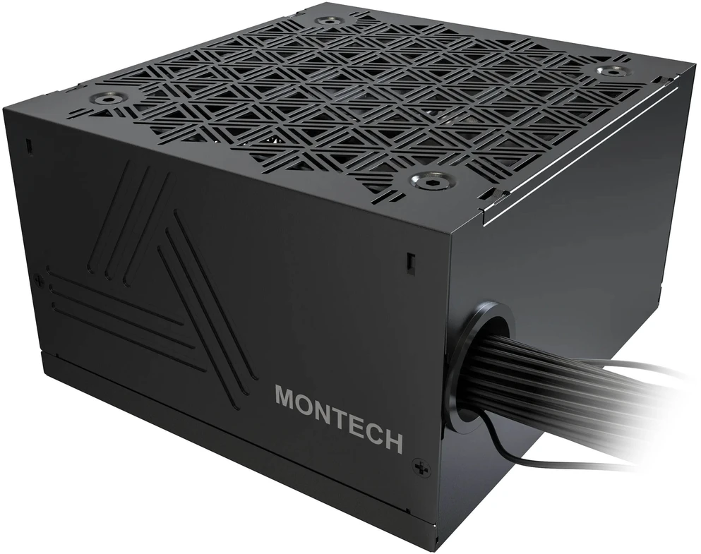 „Montech BETA 2 80 PLUS Bronze“ maitinimo šaltinis, ATX 3.1 × 550 vatų, juodas